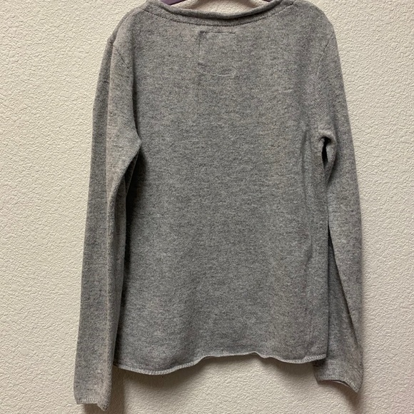 H&M Sweater Girls Size 6-8y Grey with Owl - Picture 6 of 9